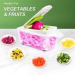 Vegetable and fruits Chopper 12-in-1 Food Choppers and Dicers Hand