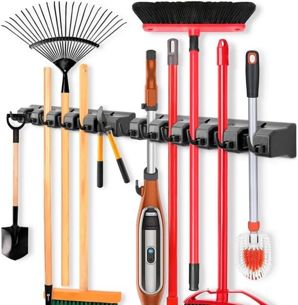 Wall Mounted Multi-Functional Broom - Ustams