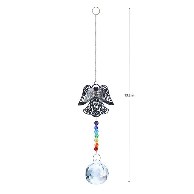 Crystal Chandelier Rainbow Maker Hanging Chakra Cascade - Ustams